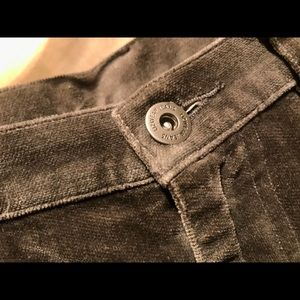 Gray velveteen Liz Claiborne slacks